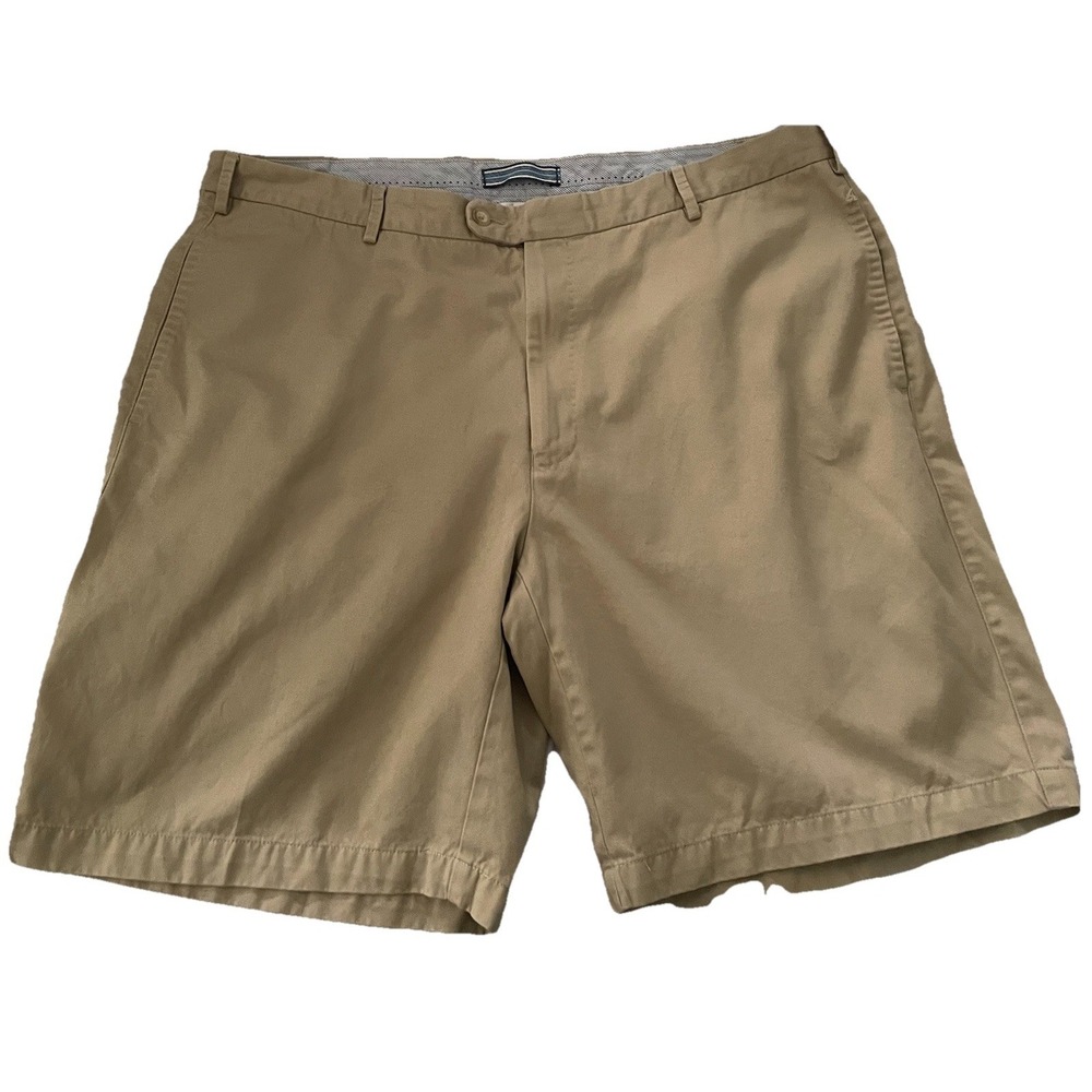 Peter‎ Millar Golf Men's Chino Shorts Khaki Size 40 Flat Front Preppy